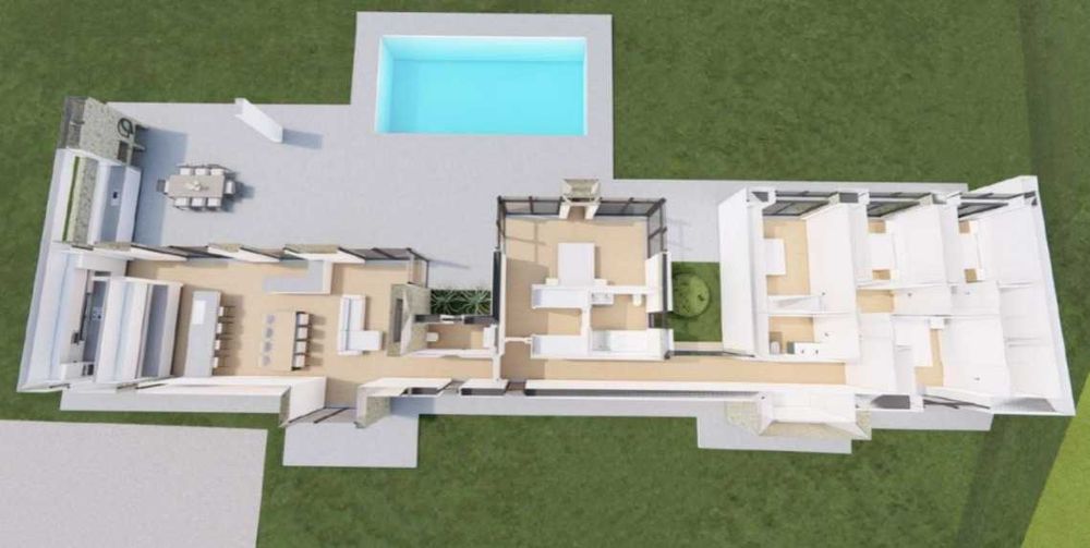 Terreno com Projeto Aprovado para Moradia T5 em Paderne ALGARVE