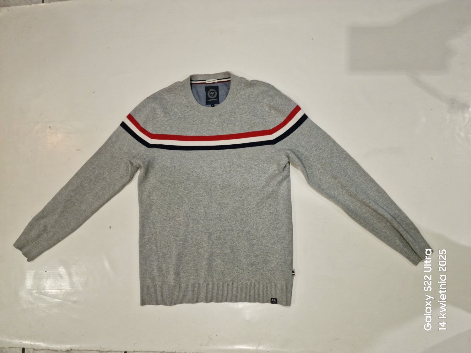 Sweter Lindbergh elegancki roz,S,34,46,m z Okrągły dekoltem