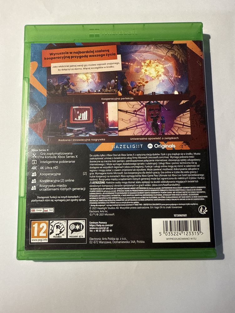 It Takes Two Xbox One/Xbox Series X