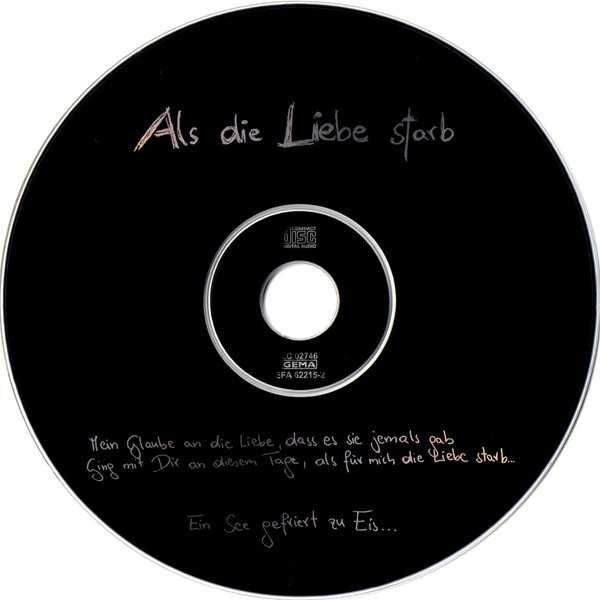 L'AME IMMORTELLE cd Als Die Liebe Starb     gothic