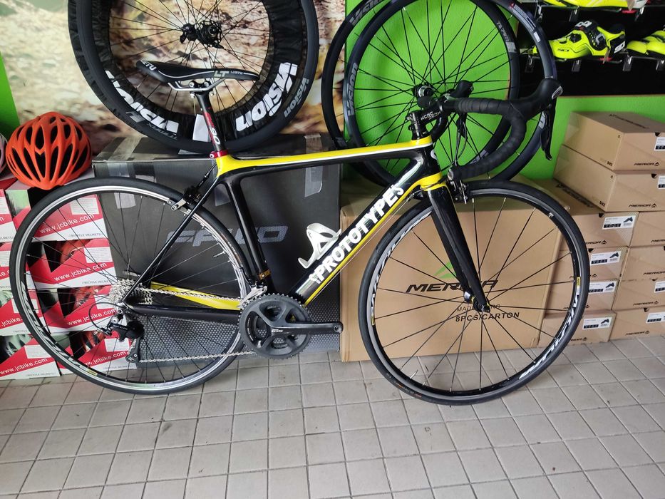 Bicicleta de estrada de carbono XS