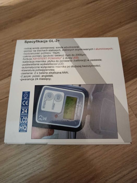 Miernik grubości lakieru Prodigy tech GL 2+