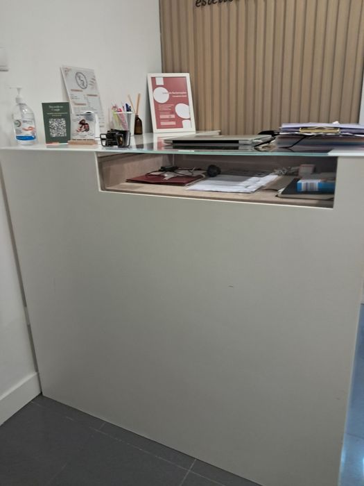 Balcão de recepção