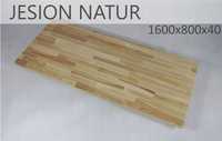 Blat do biurka drewno jesion natur 1600x800x40