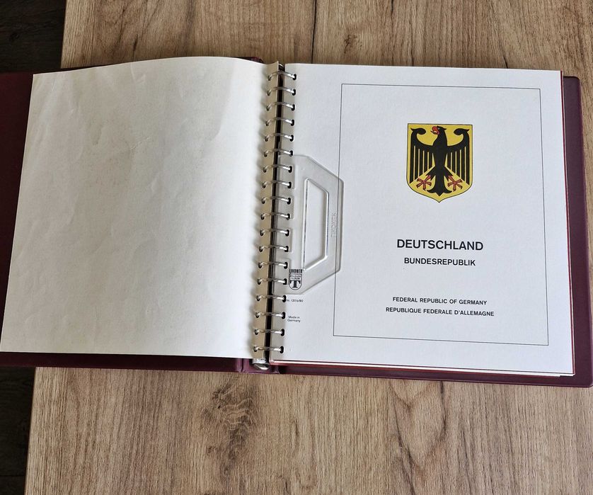 Znaczki pocztowe , klaser dedykowany Niemcy lata osiemdziesiąte