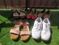 5szt baleriny, adidasy, sandały,buty na platformie letnie komplet