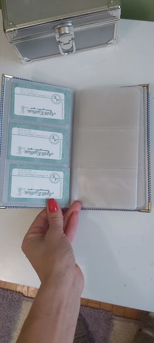 Для візиток, візитниця, з українською символікою, Презентвіль