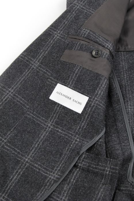 ALEXANDER SACHS чоловічий картатий вовняний піджак. Оригінал. (46)