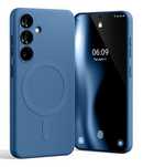 Mercury Magsafe Semi-Silicone Samsung S25 Niebieski /Blue