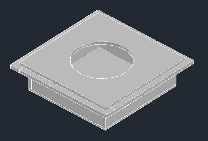 Box na głośnik sufitowy loxone fi 258 mm 10 cali