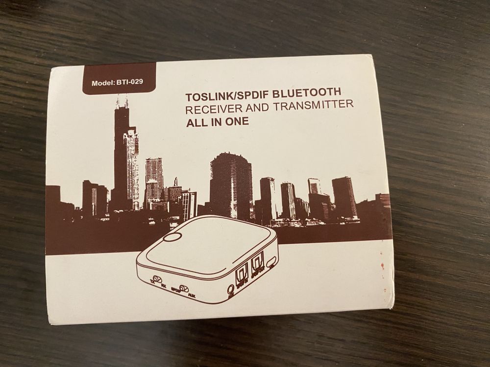 Адаптер Toslink/SPDIF Bluetooth BTI-029 для бездротової передачі аудіо