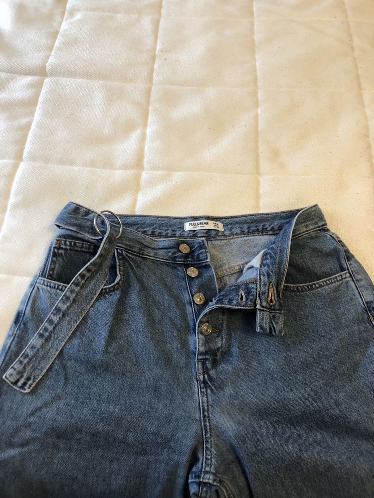 Calça ganga baggy 38 Pull &Bear