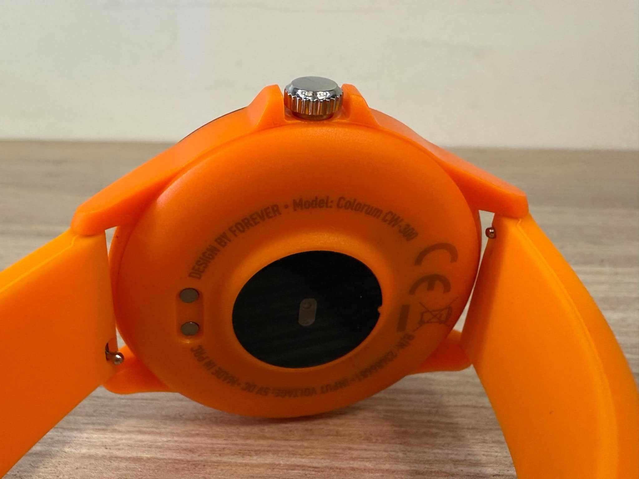 Smartwatch zegarek Forever Colorum CW-300 | POMARAŃCZOWY |