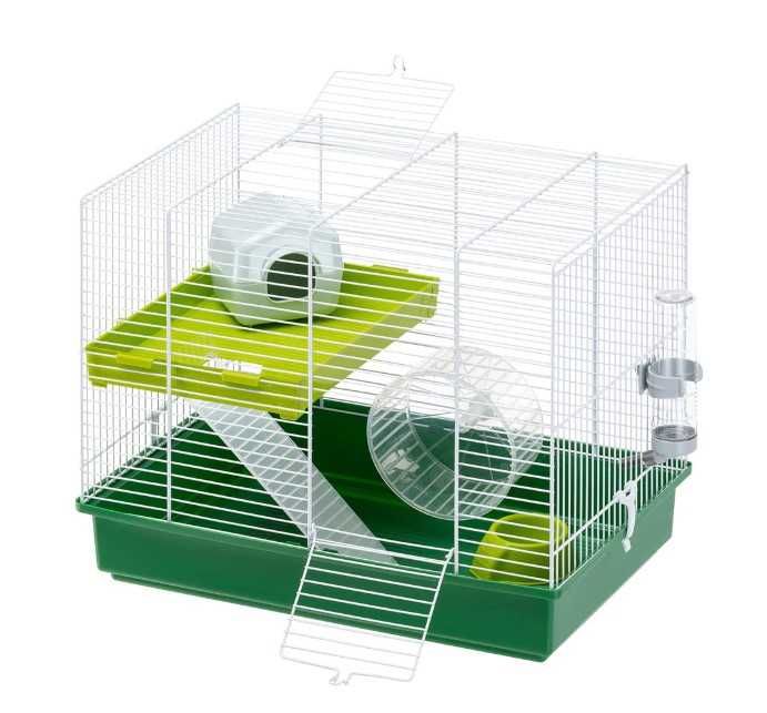 Просторная клетка HAMSTER DUO для хомяков/крыс.NEW.Италия. 46x29x38cм