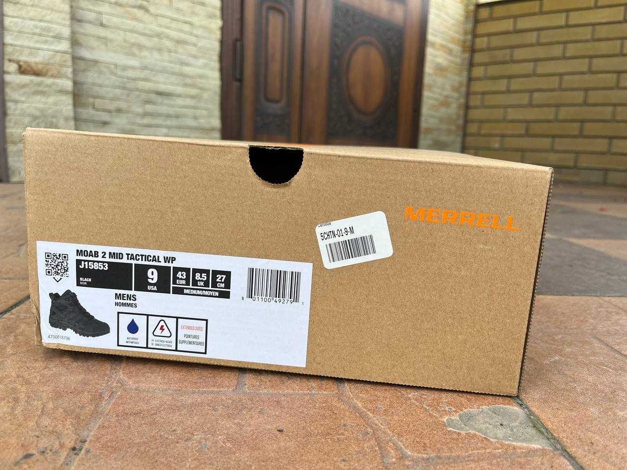 Черевики Merrell Moab 2 Tactical Mid WP (43 розмір)