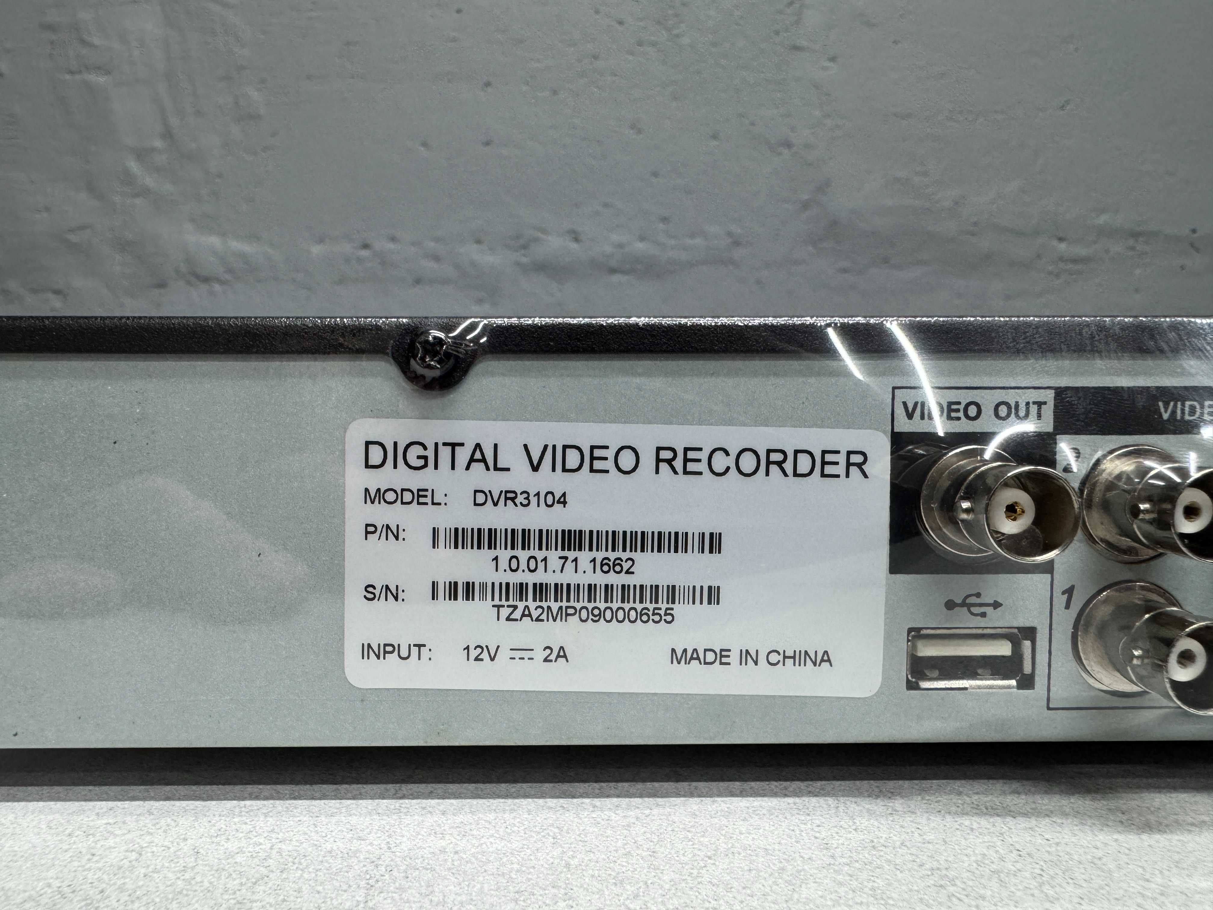 Новый аналоговый видеорегистратор на 4 камеры DVR-3104