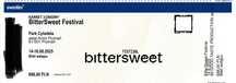 BitterSweet Festival karnet 3- dniowy (4sztuki)