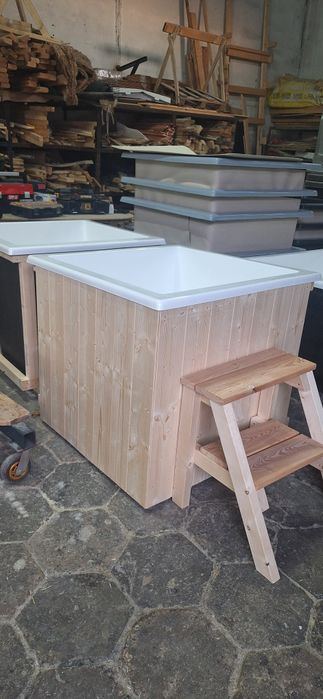 Balia beczka schladzalnik po saunie bania schladzania zimną wodę kwadr