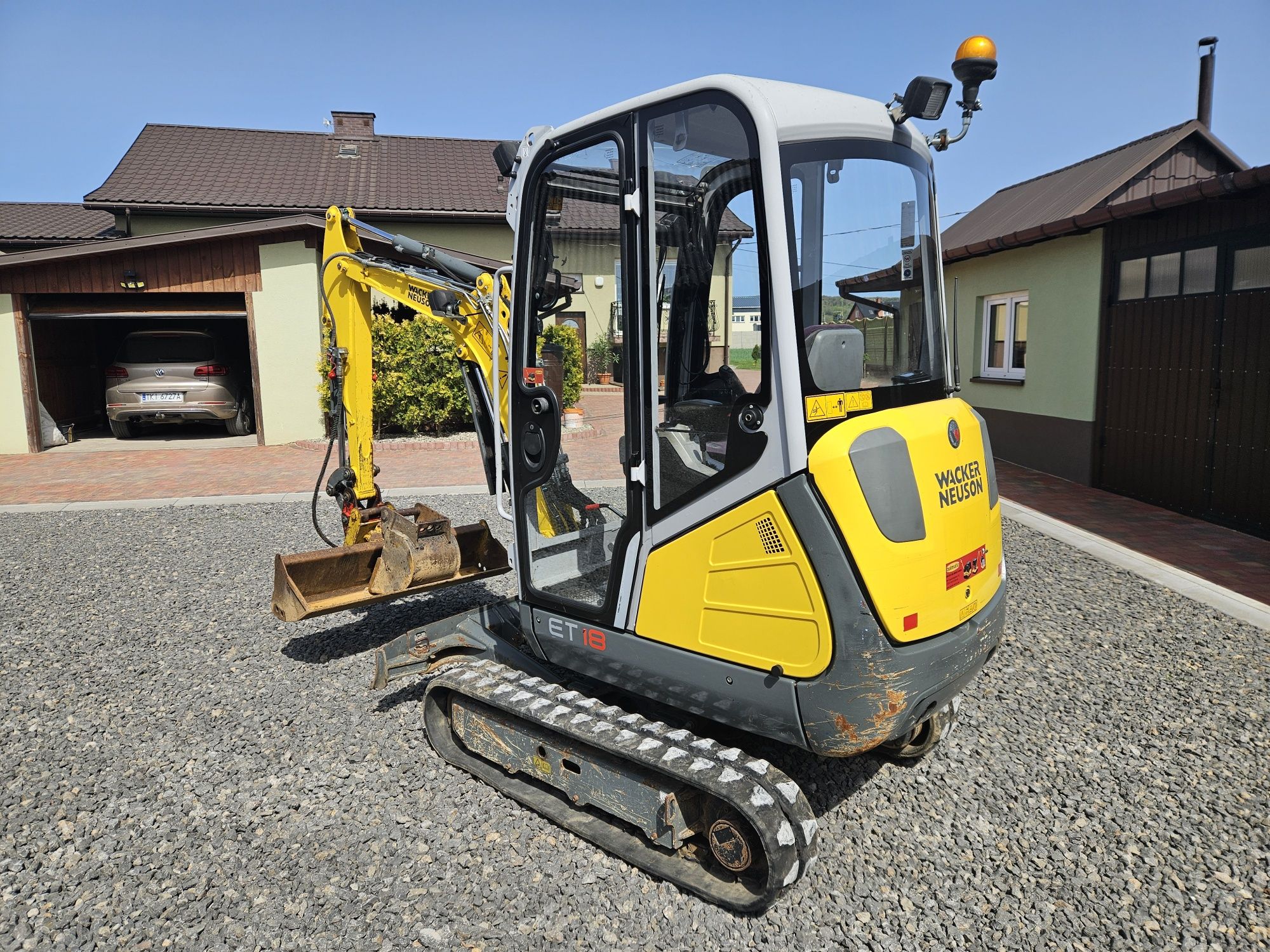 Minikoparka Wacker Neuson ET 18*2015r*rozsuwane podwozie*oryginał!!!