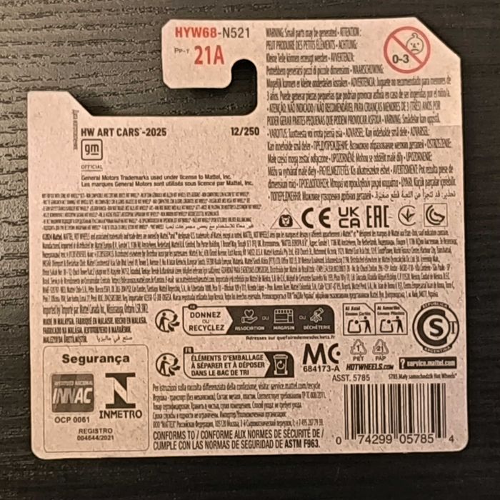 Custom '53 Chevy Hot Wheels 2025 r. 12/250 HYW68-N521 nr1106