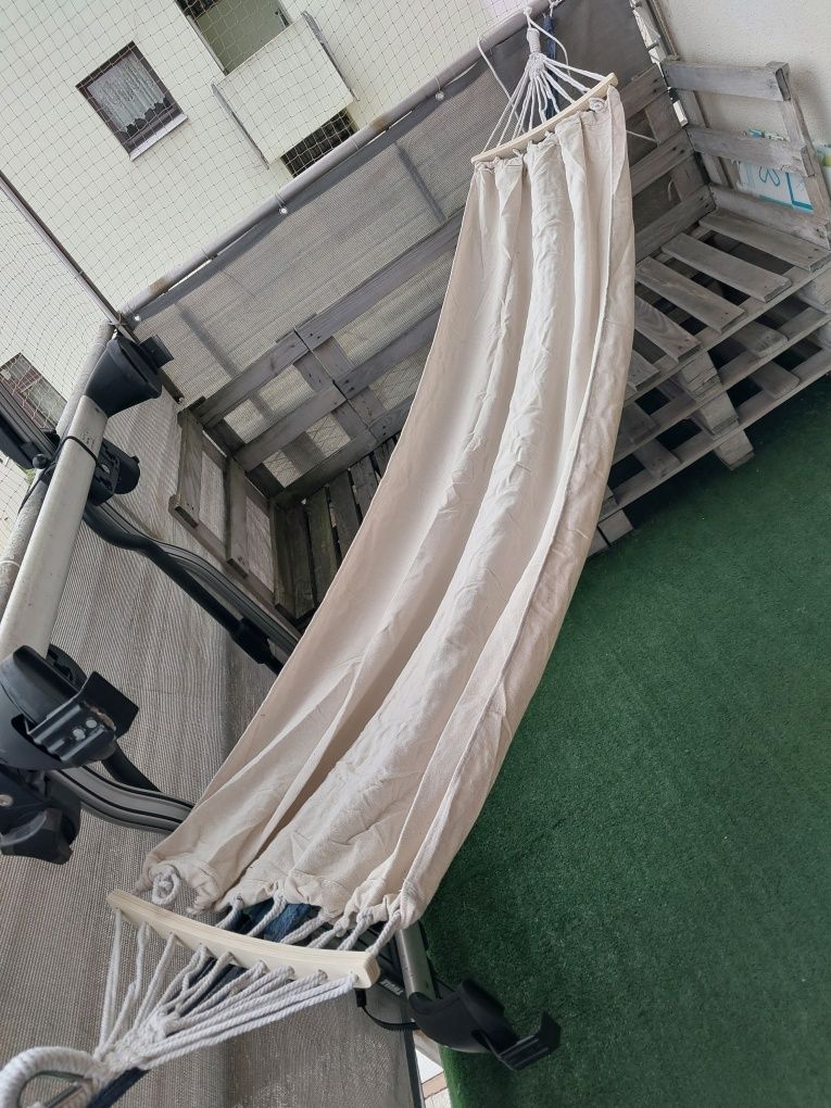 Hamak duży solidny 200x80