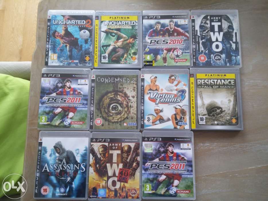 Vendo vários jogos PS3