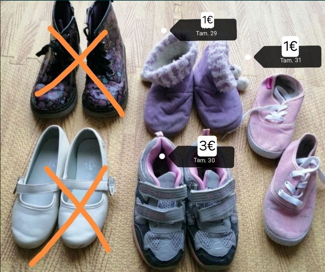 Calçado de criança/Nike/decathlon/preço baixo/menina/vários tamanhos