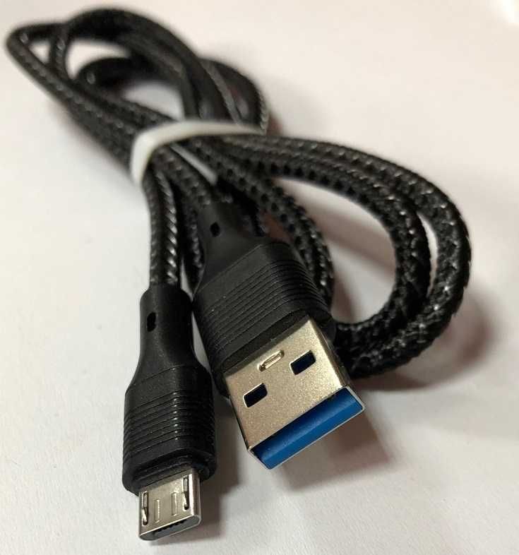 Kabel Micro USB Oplot MicroUSB czarny 1m  ** Video-Play Wejherowo