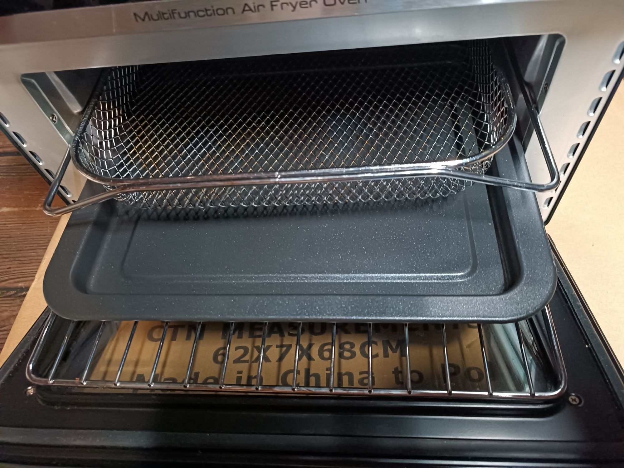 Tefal Air Fryer Frytkownica beztłuszczowa mini piekarnik z szybką 20L