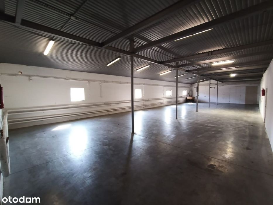 HALA NA WYNAJEM - ogrzewanie + monitoring