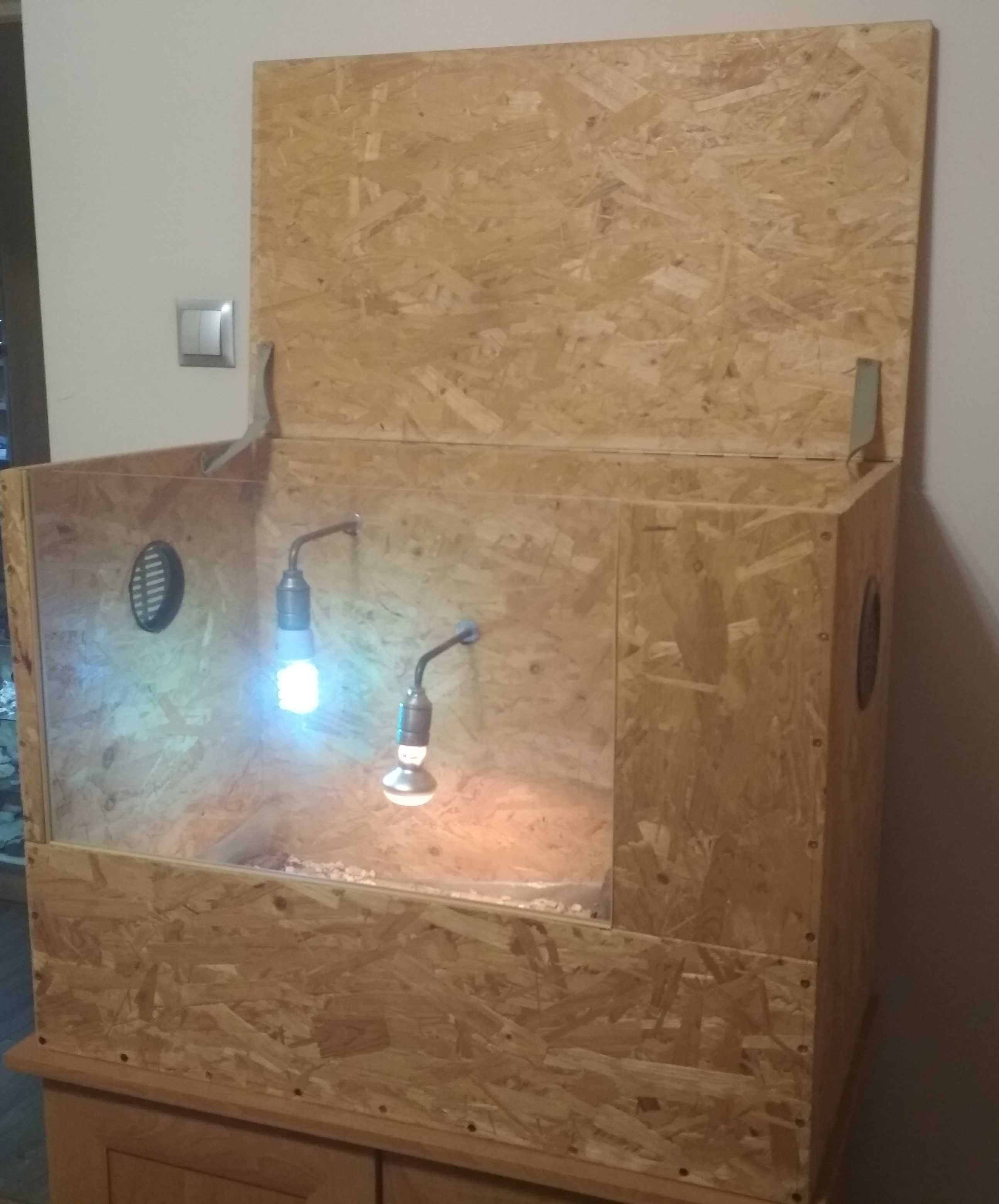 Terrarium z płyty OSB