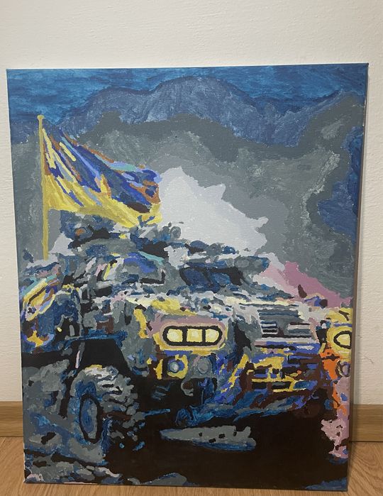 Продам розмальовану картину