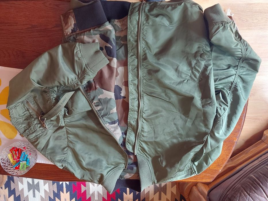 Dwustronna Alpha Industries MA-1 TT XL moro oliwka