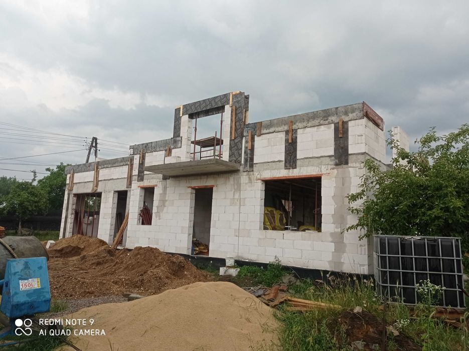 budowa domu ,domow , murowanie strop schody fundamety  wyburzenie itp