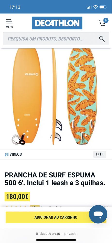 Prancha Surf Olaian 6