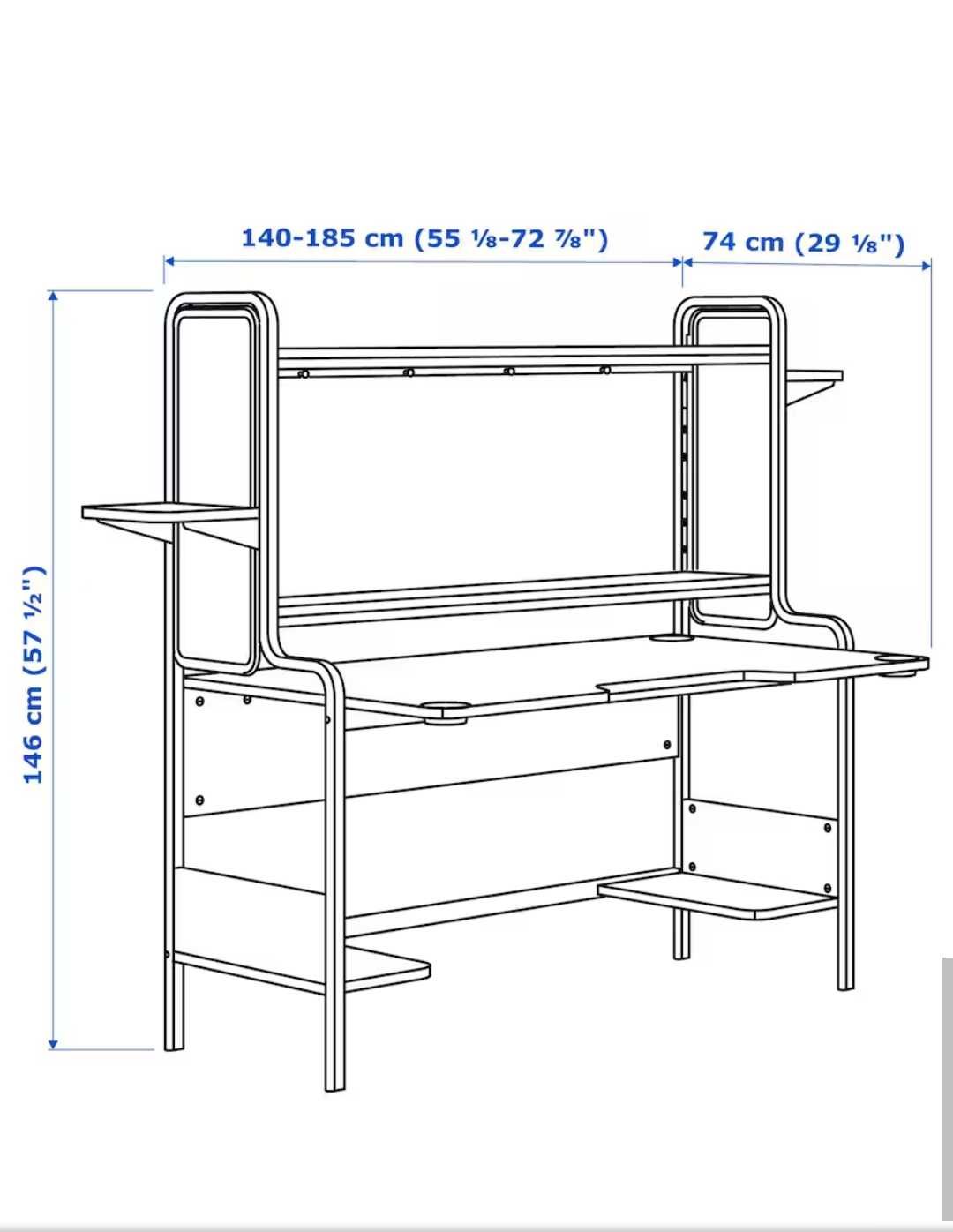 Secretaria gaming Fredde IKEA