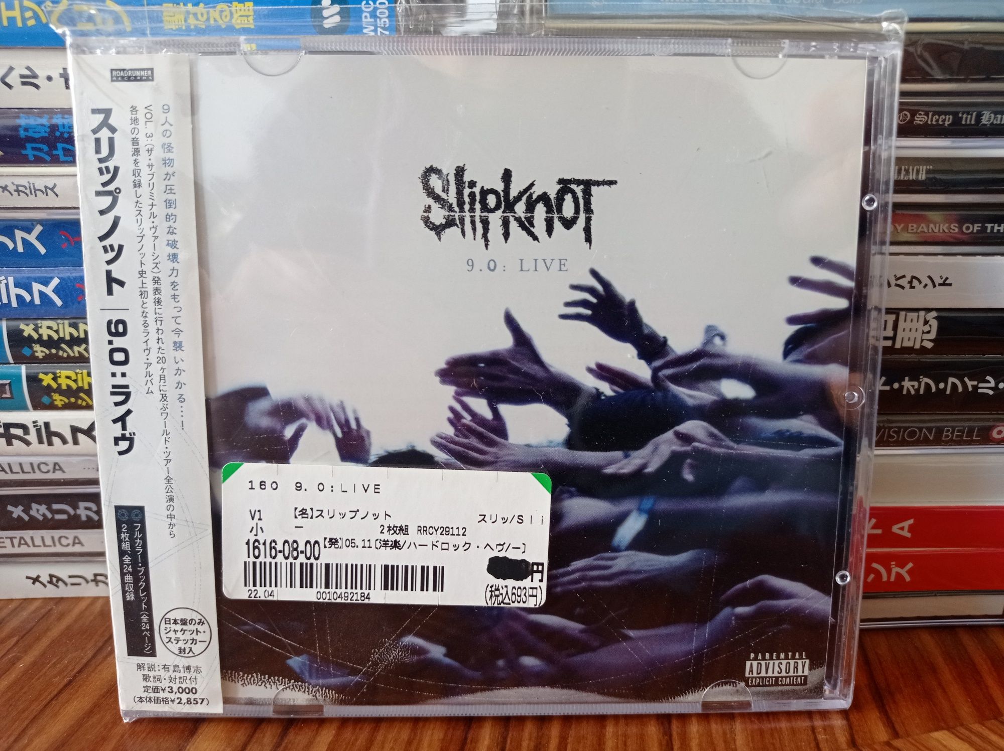 Płyta kompaktowa SLIPKNOT 9 0 LIVE oryginał wyd japońskie dwupłytowe