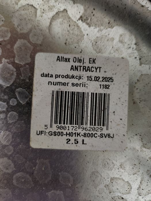 Olej do drewna Antracyt 2,5l