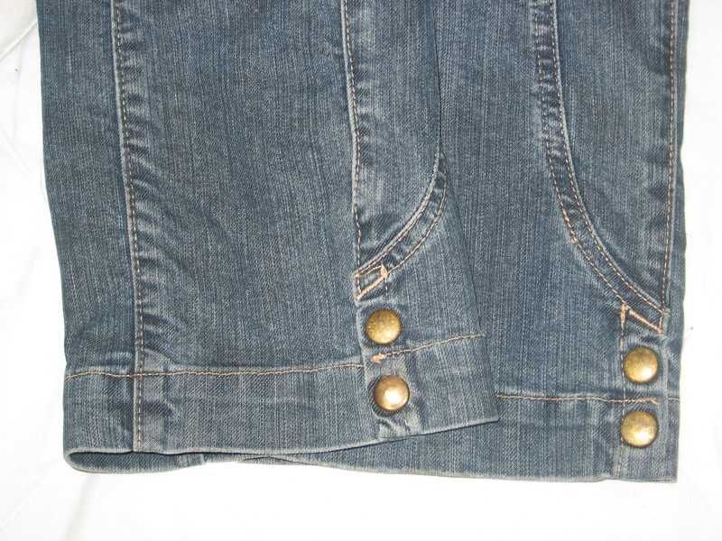 spodnie dżinsowe jeansowe 34 pas 68-74cm małe damskie dżinsy jeansy