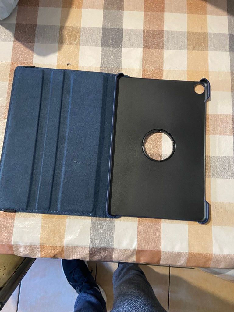 Capa livro cor azul tablet Lenovo M10 3rd Gen  modelo TB328FU
