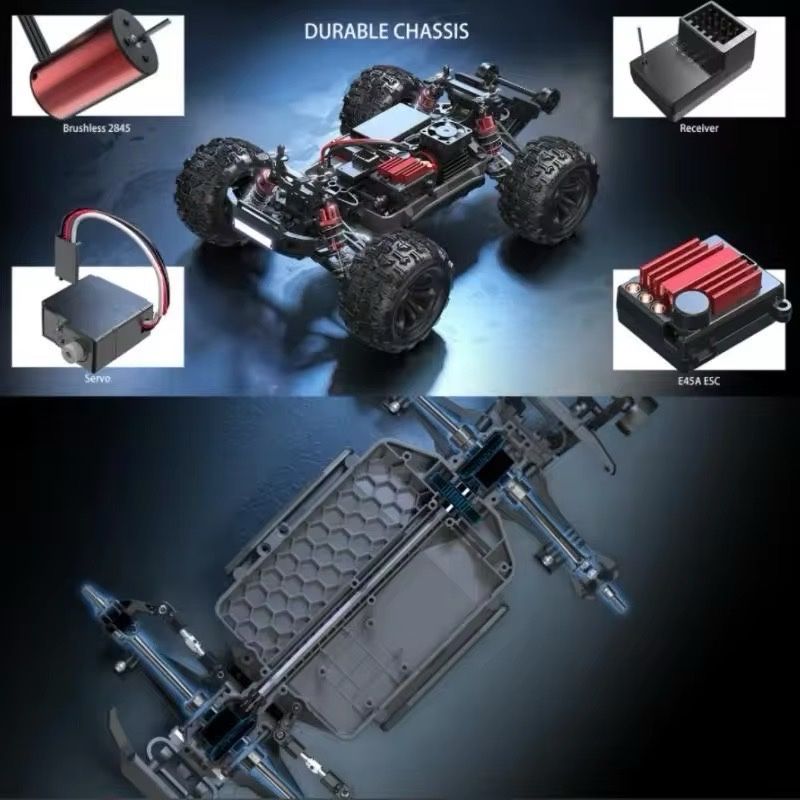 Радіокерована машинка MJX Hyper Go 16208 з 3s акумулятором.