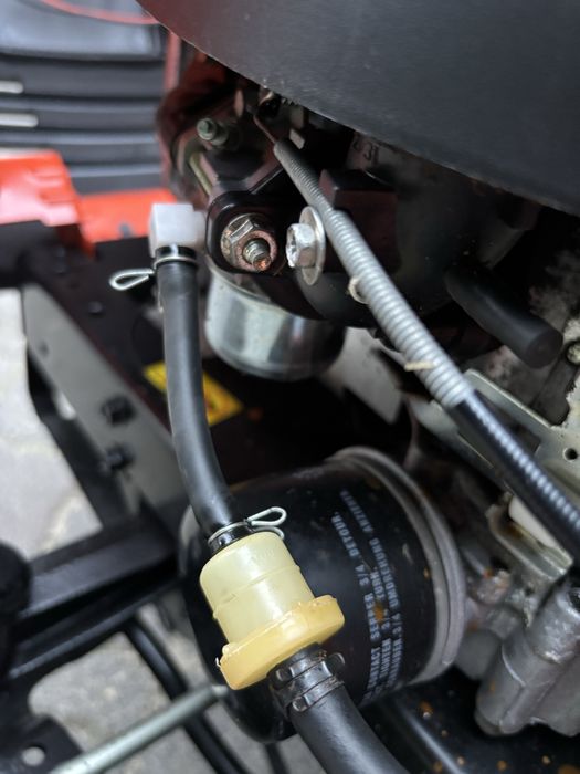 Traktorek Kosiarka Husqvarna Briggs 19.5KM Pompa Oleju Hydro kosz pług