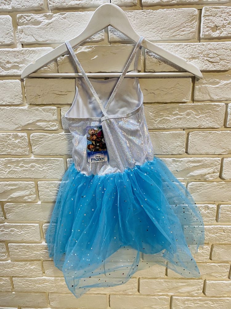 Sukienka tiulowa dziewczęca Elsa Frozen Kraina Lodu na 128-134 cm