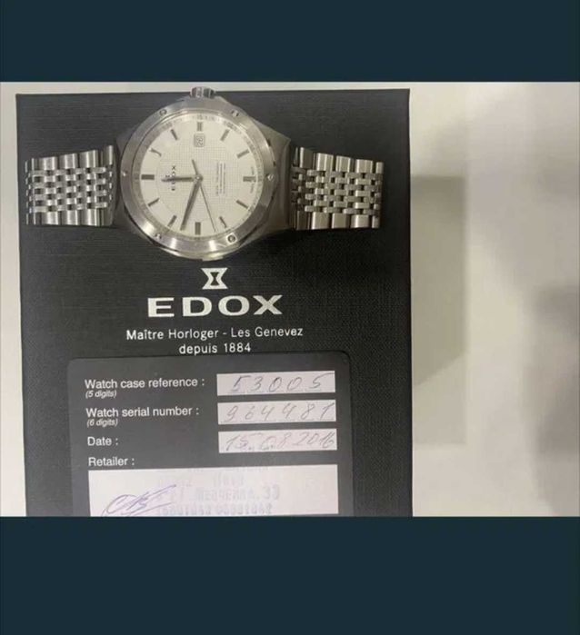 Швейцарские часы EDOX.
Серия "Дельфин"