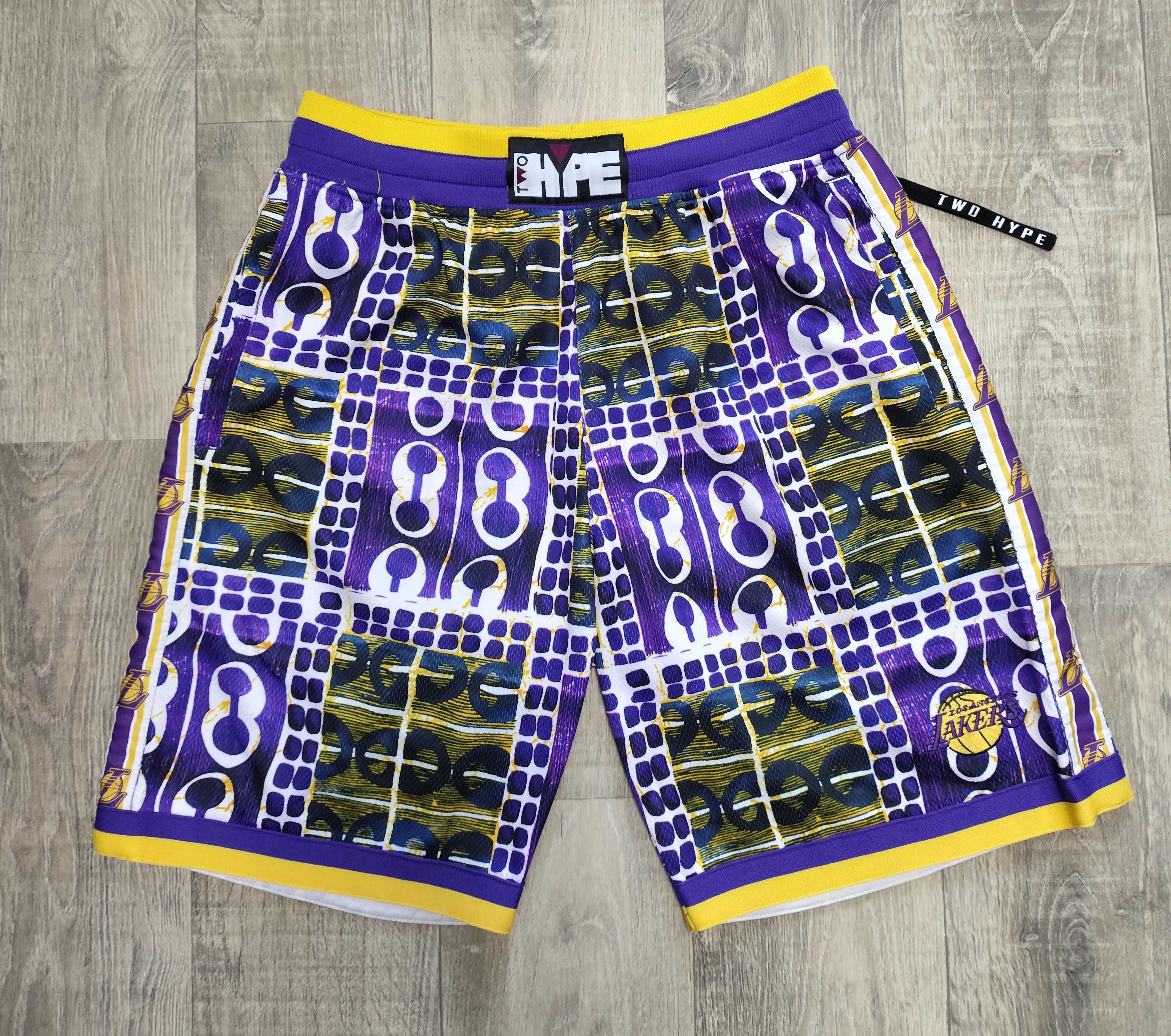 Шорти Two Hype Los Angeles Lakers Team Kente NBA Lab Shorts
