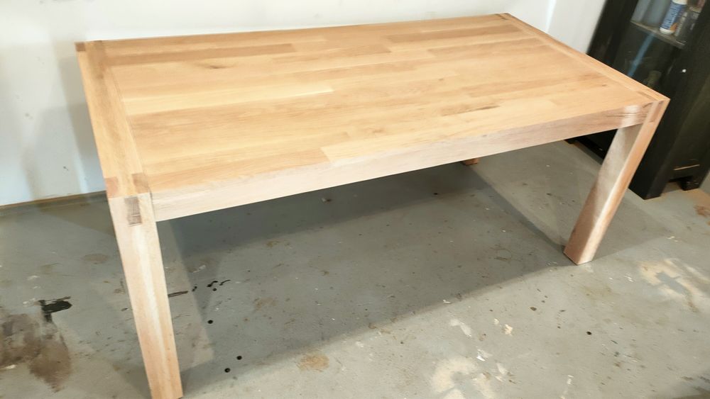 Stół dębowy/ oczyszczony / surowe drewno
