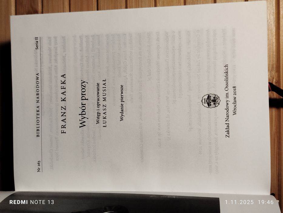 Franz Kafka Wybór Prozy