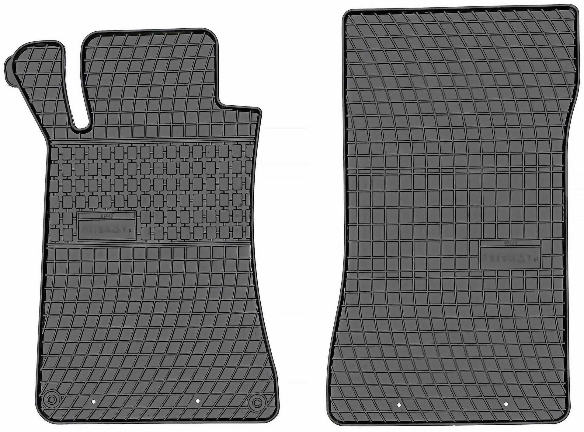 Dywaniki gumowe Mercedes C Klasa W203 + stopery