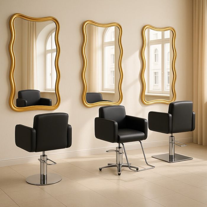 Cadeiras e rampas lavagem cebeleireiro