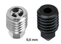 2 x Dysza Bambu Lab 0.6mm - miedź platerowana CHT + stal utwardzana